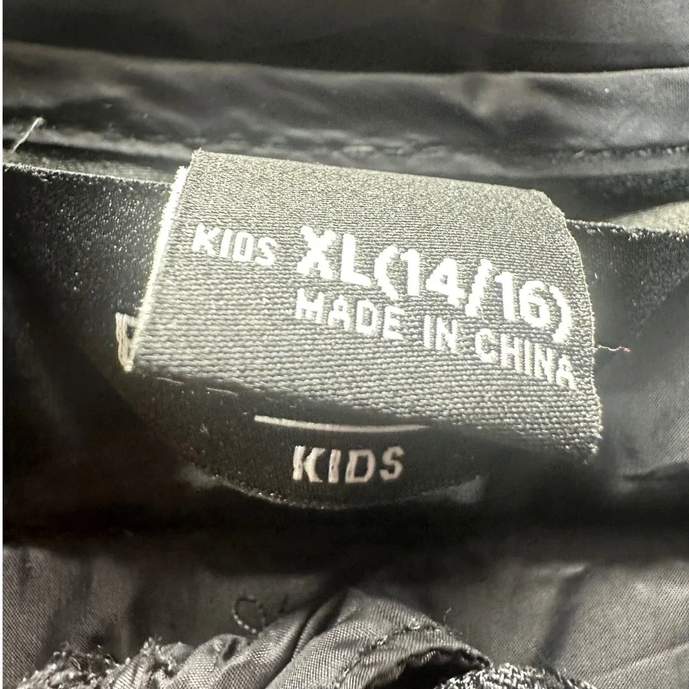 Eddie Bauer Kids XL 14/16Black‎ Down Puffer Jacket Lightweight 650 Fill Power